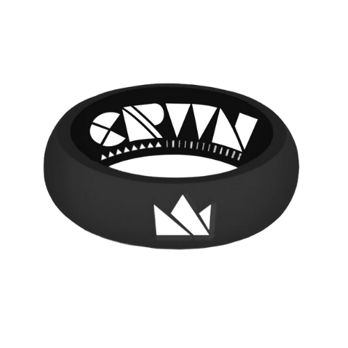 CRWN COLLECTION | CARBON CRWN SILICONE RING